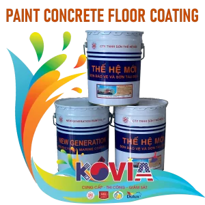 Paint concrete floor coating